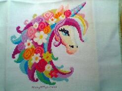Cross stitch square for Tilly C's quilt