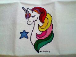 Cross stitch square for Tilly C's quilt