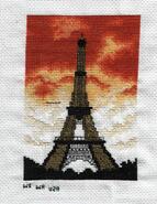 Cross stitch square for Oliver R's quilt