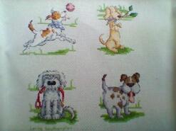 Cross stitch square for Jacob C's quilt