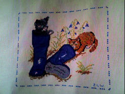 Cross stitch square for Joshua C 's quilt