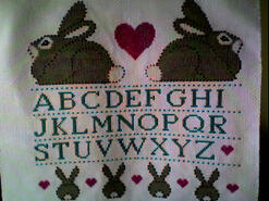 Cross stitch square for Joshua C 's quilt