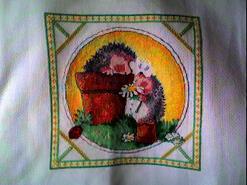 Cross stitch square for Joshua C 's quilt