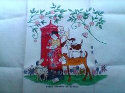 Cross stitch square for Esmae W's quilt