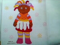 Cross stitch square for Saniyah S's quilt