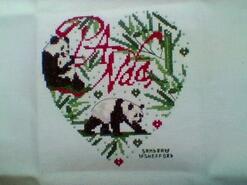 Cross stitch square for Gabby H's quilt