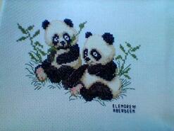 Cross stitch square for Gabby H's quilt