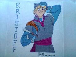 Cross stitch square for Kiki B's quilt