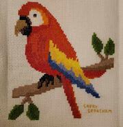 Cross stitch square for Ryan H's quilt
