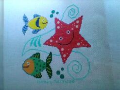 Cross stitch square for Michael M's quilt