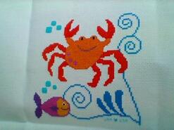 Cross stitch square for Michael M's quilt