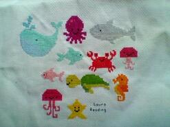 Cross stitch square for Michael M's quilt