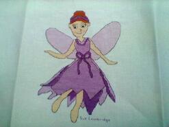 Cross stitch square for Faith A's quilt