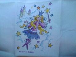 Cross stitch square for Faith A's quilt