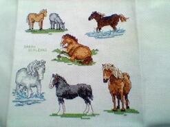 Cross stitch square for Faith A's quilt