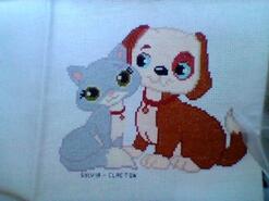 Cross stitch square for Max W's quilt