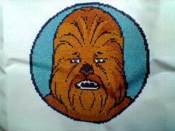 Cross stitch square for Logan W's quilt