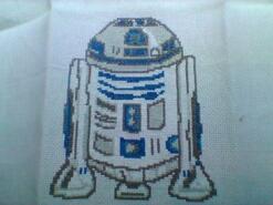 Cross stitch square for Logan W's quilt