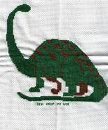 Cross stitch square for Ethan's quilt