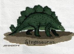 Cross stitch square for Ethan's quilt
