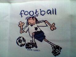 Cross stitch square for Alex M's quilt