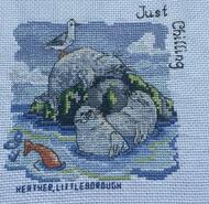 Cross stitch square for Ethan K's quilt