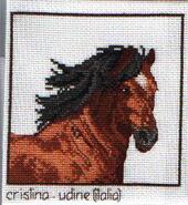 Cross stitch square for Anna-Mae's quilt
