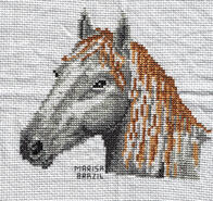 Cross stitch square for Anna-Mae's quilt