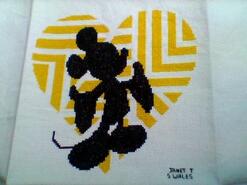 Cross stitch square for Joe B's quilt