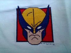 Cross stitch square for Coady-Lee's quilt