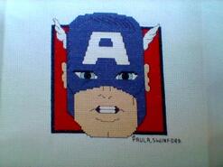 Cross stitch square for Arvin's quilt