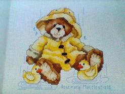 Cross stitch square for Mila-Boo's quilt