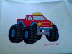 Cross stitch square for Elias D's quilt