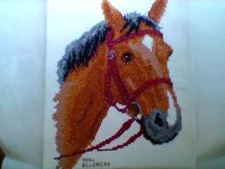 Cross stitch square for Malachy's quilt