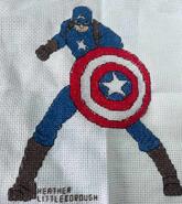 Cross stitch square for Zachary D's quilt