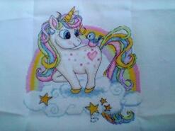 Cross stitch square for Madyson J's quilt