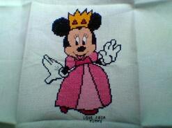 Cross stitch square for Ellie I's quilt