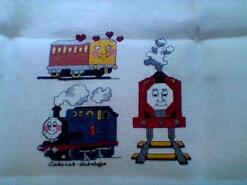 Cross stitch square for Tyler K's quilt