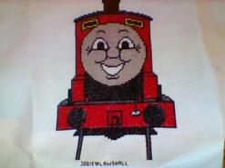 Cross stitch square for Riley K's quilt