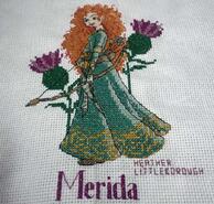 Cross stitch square for Faith H's quilt