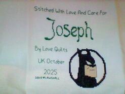 Cross stitch square for Joseph S's quilt