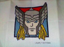 Cross stitch square for Joseph S's quilt