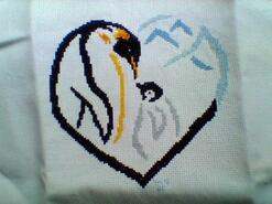 Cross stitch square for Harry B's quilt
