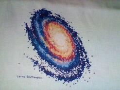 Cross stitch square for Alfie R's quilt
