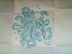 Cross stitch square for Elijah's quilt