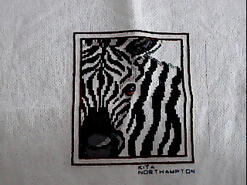 Cross stitch square for Theo H's quilt