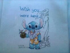 Cross stitch square for Naya-Rose's quilt