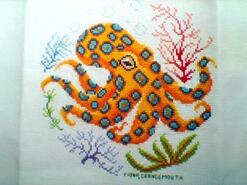 Cross stitch square for Braedan H's quilt