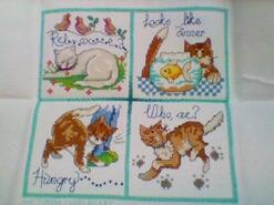 Cross stitch square for George A's quilt