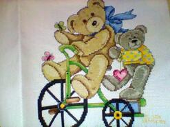 Cross stitch square for Bray S's quilt